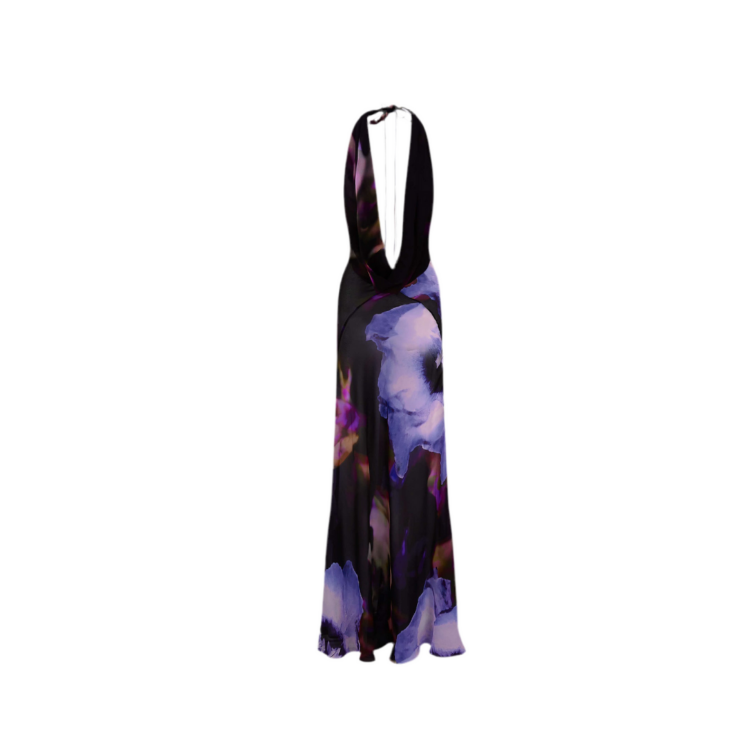 FloralRadiance - Long floral dress