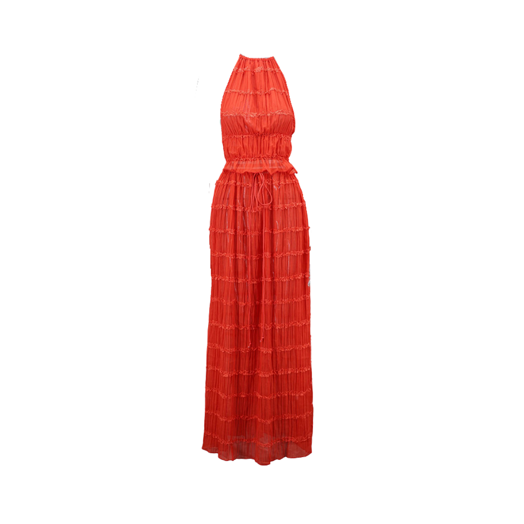 EtherealCharm - Ensemble en mousseline rouge